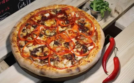 Barbekyu pizza